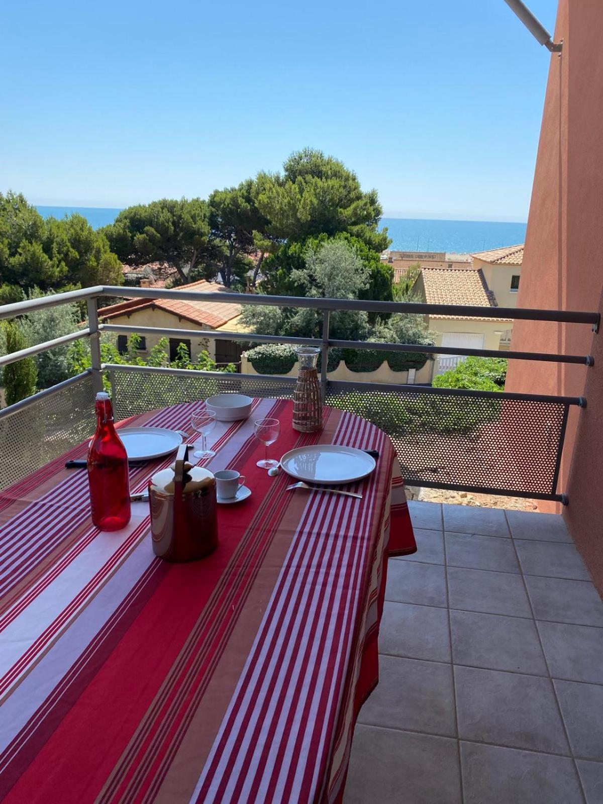 Appartement 4 Pers - Terrasse - Vue Mer - Proche Plage Saint-Pierre-la-Mer  Dış mekan fotoğraf